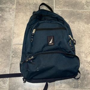 Vintage Nautica Navy Backpack